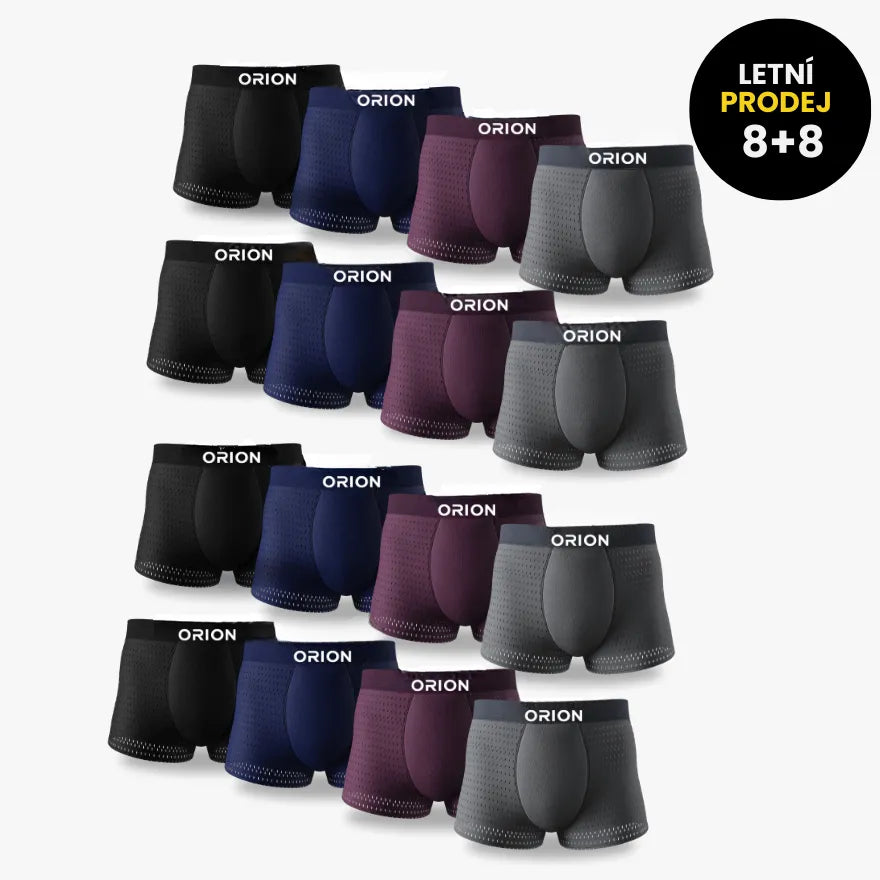 (CZ)v2 - 5 Balíček ORION Premium Bambusových Boxerek