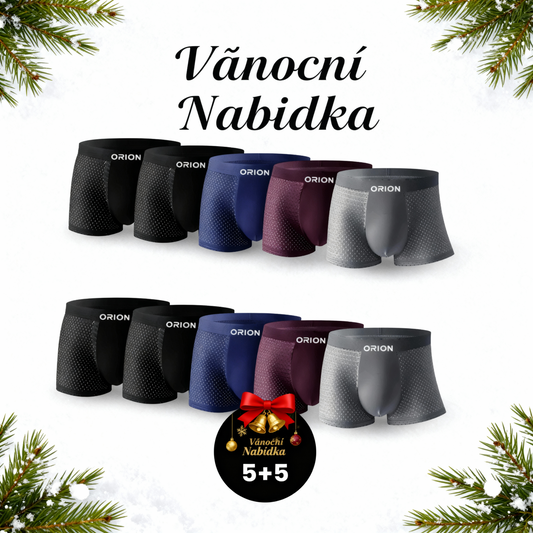 5 BALENI ORION BOXERS PREMIUM BAMBOO